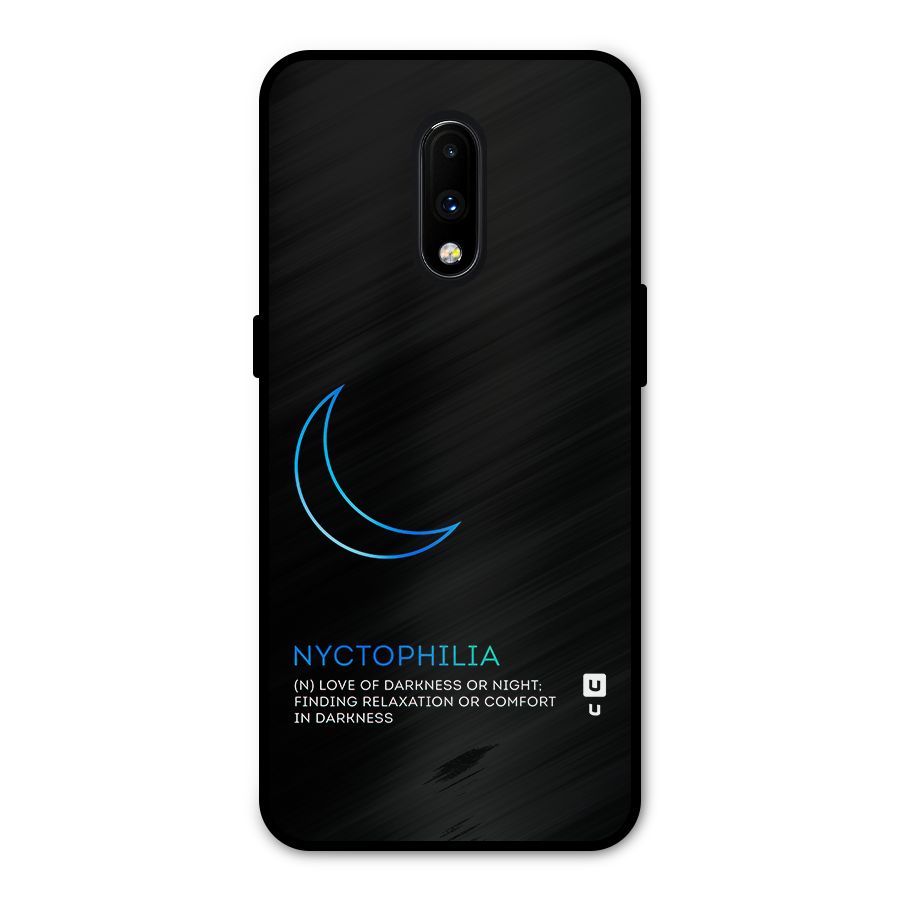 Nyctophilia Love of Darkness Metal Back Case for OnePlus 7