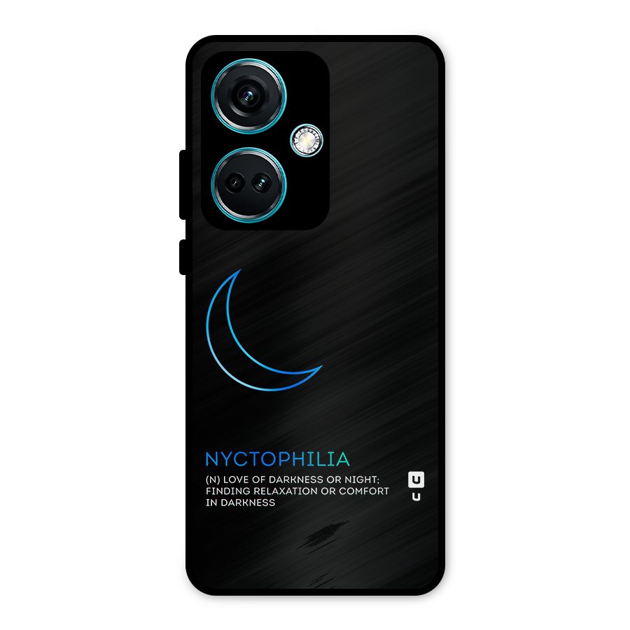 Nyctophilia Love of Darkness Metal Back Case for OnePlus Nord CE 3 5G