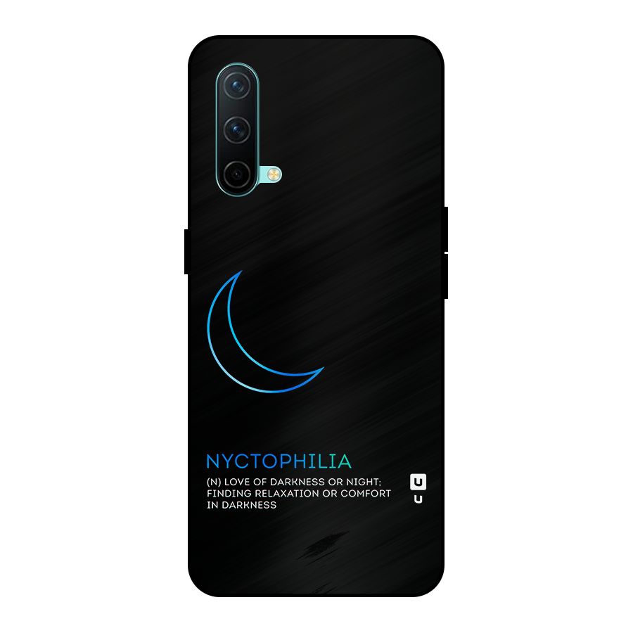 Nyctophilia Love of Darkness Metal Back Case for OnePlus Nord CE 5G