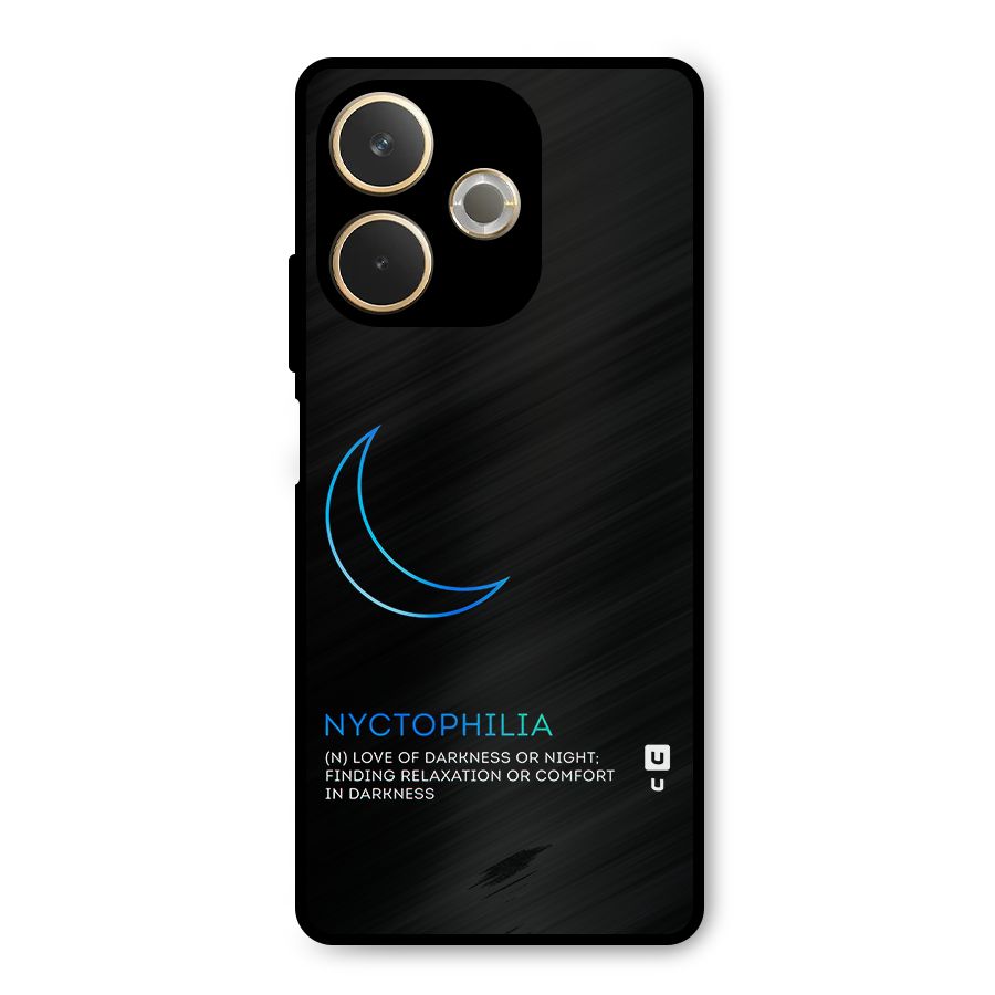 Nyctophilia Love of Darkness Metal Back Case for Oppo A5 Pro