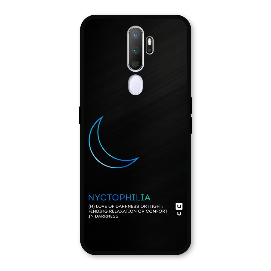 Nyctophilia Love of Darkness Metal Back Case for Oppo A9 (2020)