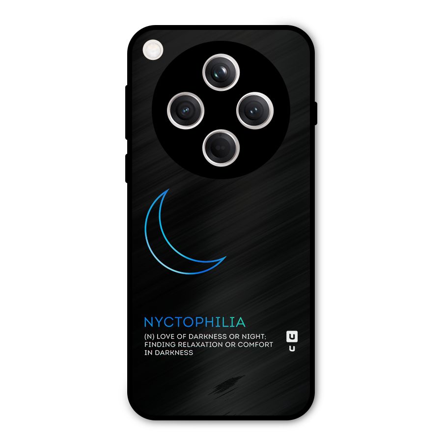 Nyctophilia Love of Darkness Metal Back Case for Oppo Find X8