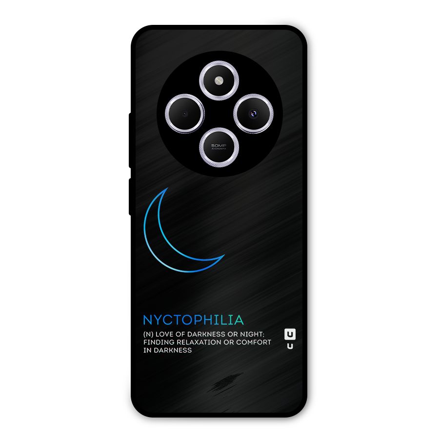 Nyctophilia Love of Darkness Metal Back Case for Poco C75 5G