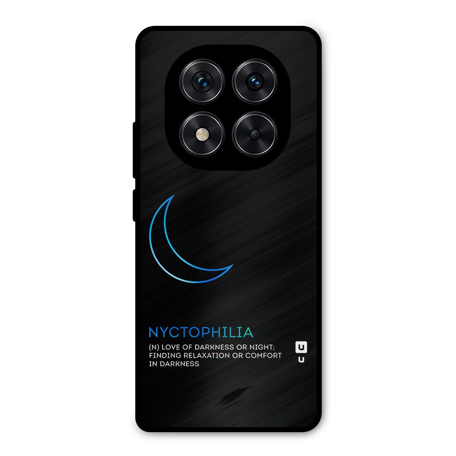 Nyctophilia Love of Darkness Metal Back Case for Poco X7