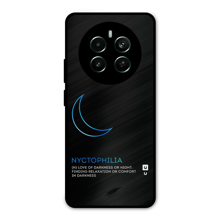 Nyctophilia Love of Darkness Metal Back Case for Realme 12 Pro Plus