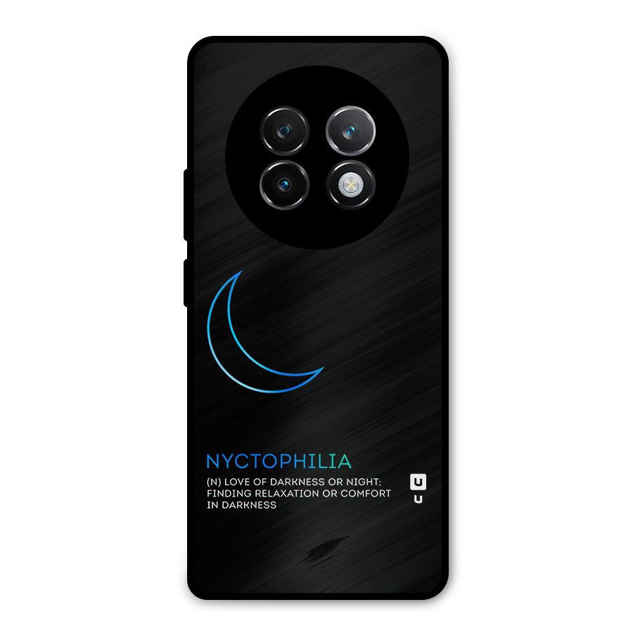 Nyctophilia Love of Darkness Metal Back Case for Realme 13 Plus