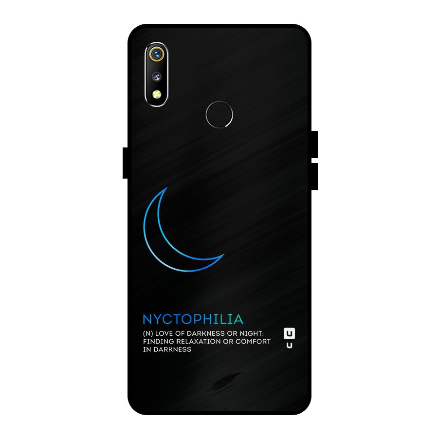 Nyctophilia Love of Darkness Metal Back Case for Realme 3i
