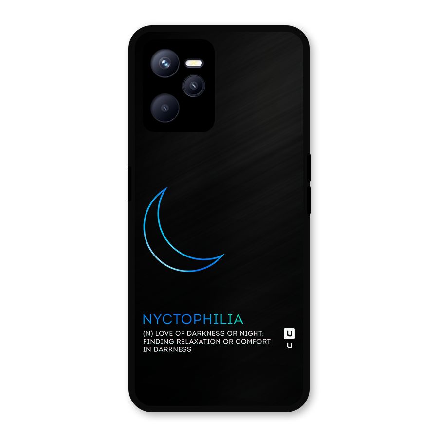 Nyctophilia Love of Darkness Metal Back Case for Realme C35