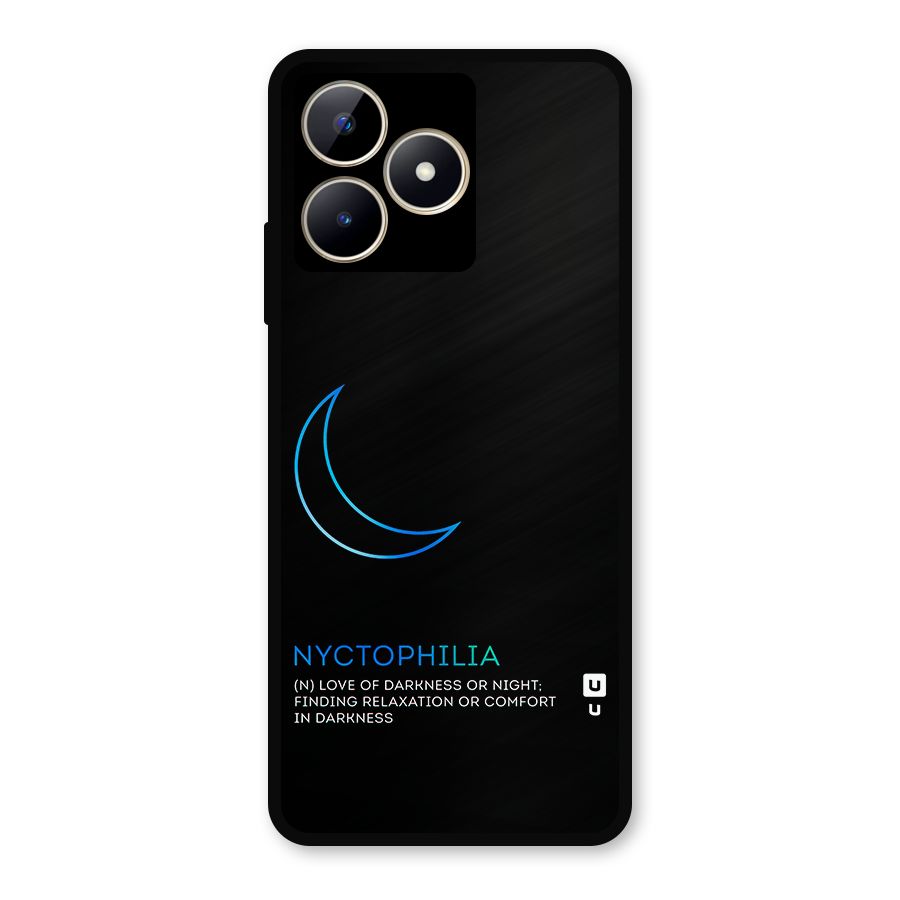 Nyctophilia Love of Darkness Metal Back Case for Realme C53
