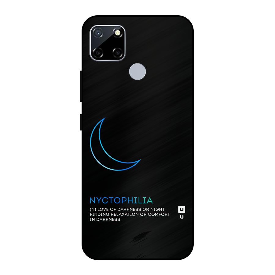 Nyctophilia Love of Darkness Metal Back Case for Realme Narzo 20