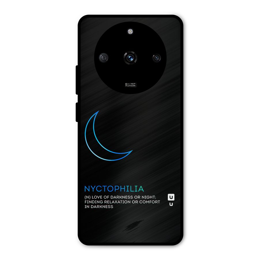 Nyctophilia Love of Darkness Metal Back Case for Realme Narzo 60 5G