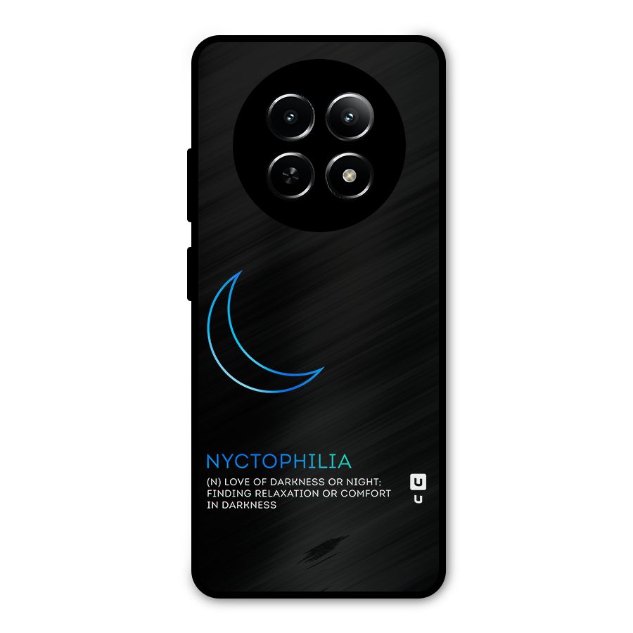 Nyctophilia Love of Darkness Metal Back Case for Realme Narzo 70x 5G