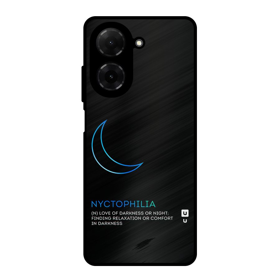 Nyctophilia Love of Darkness Metal Back Case for Redmi A5 4G