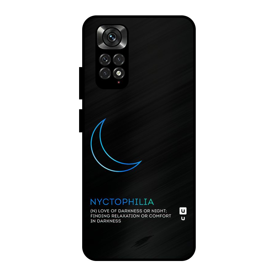 Nyctophilia Love of Darkness Metal Back Case for Redmi Note 11 Pro Plus 5G