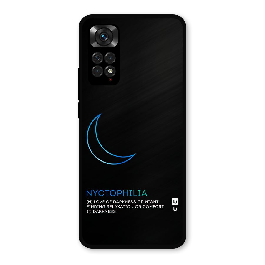 Nyctophilia Love of Darkness Metal Back Case for Redmi Note 11s