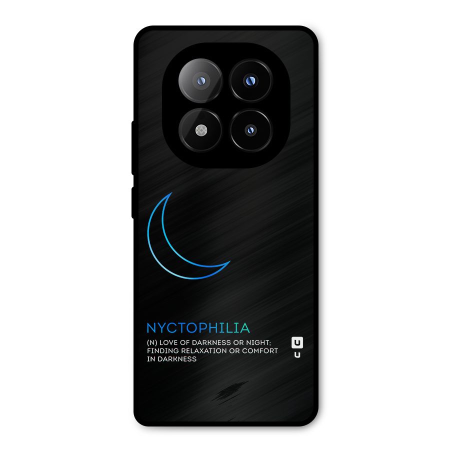 Nyctophilia Love of Darkness Metal Back Case for Redmi Note 14 Pro Plus 5G