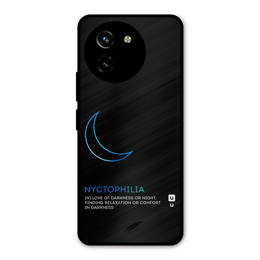 Nyctophilia Love of Darkness Metal Back Case for Vivo T3x