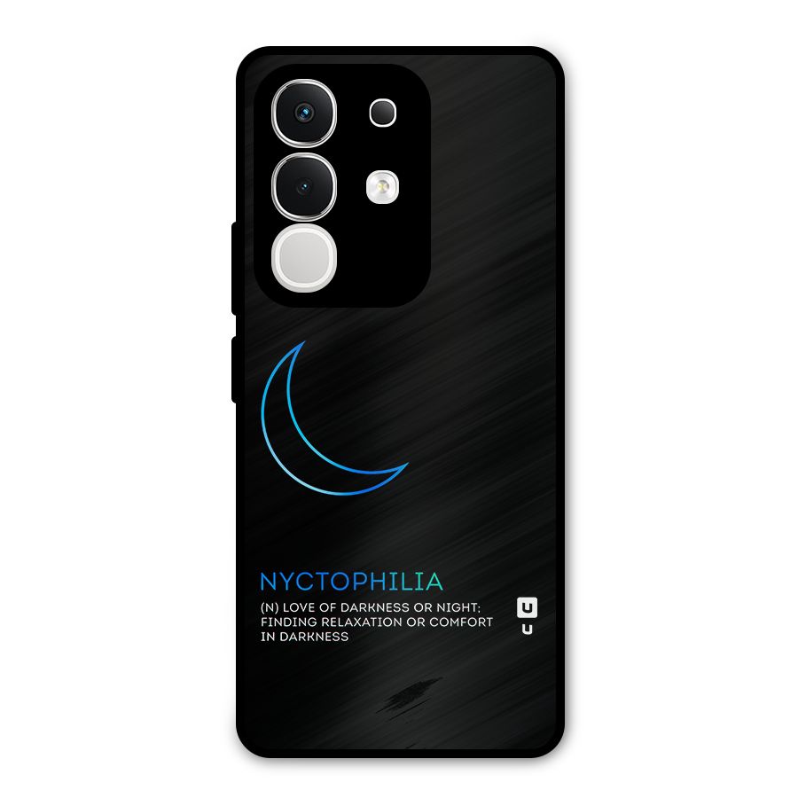 Nyctophilia Love of Darkness Metal Back Case for Vivo T4x