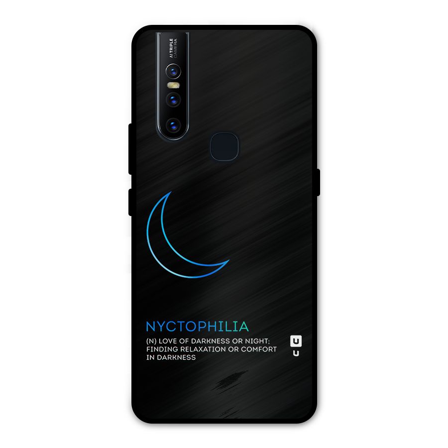 Nyctophilia Love of Darkness Metal Back Case for Vivo V15