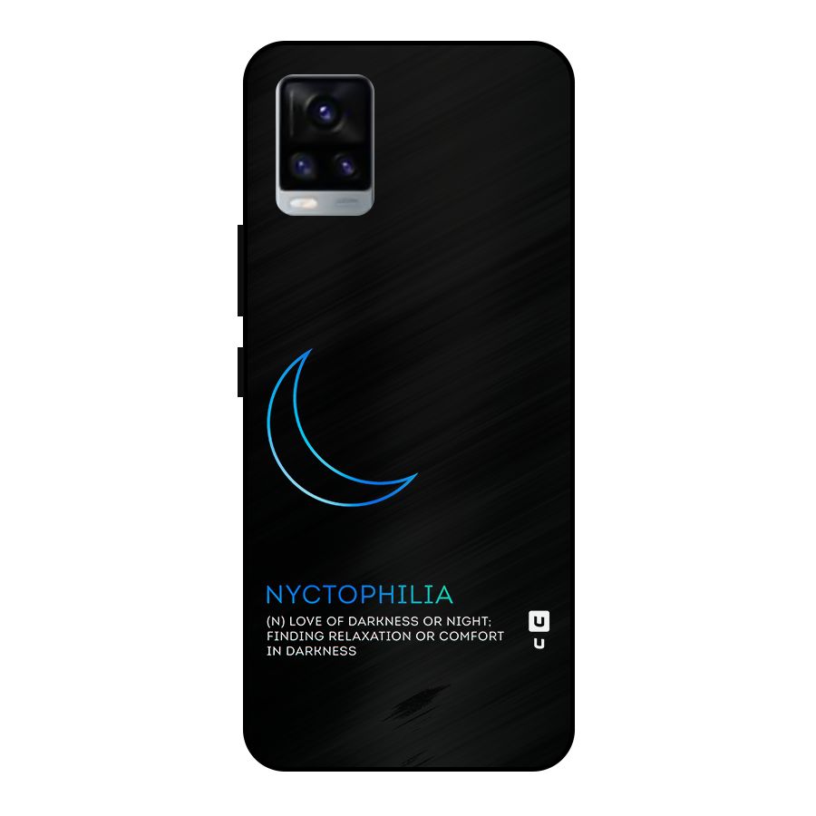 Nyctophilia Love of Darkness Metal Back Case for Vivo V20 2021