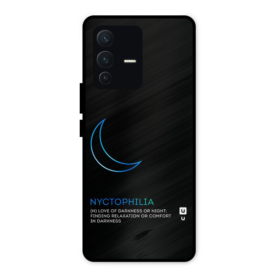 Nyctophilia Love of Darkness Metal Back Case for Vivo V23 5G
