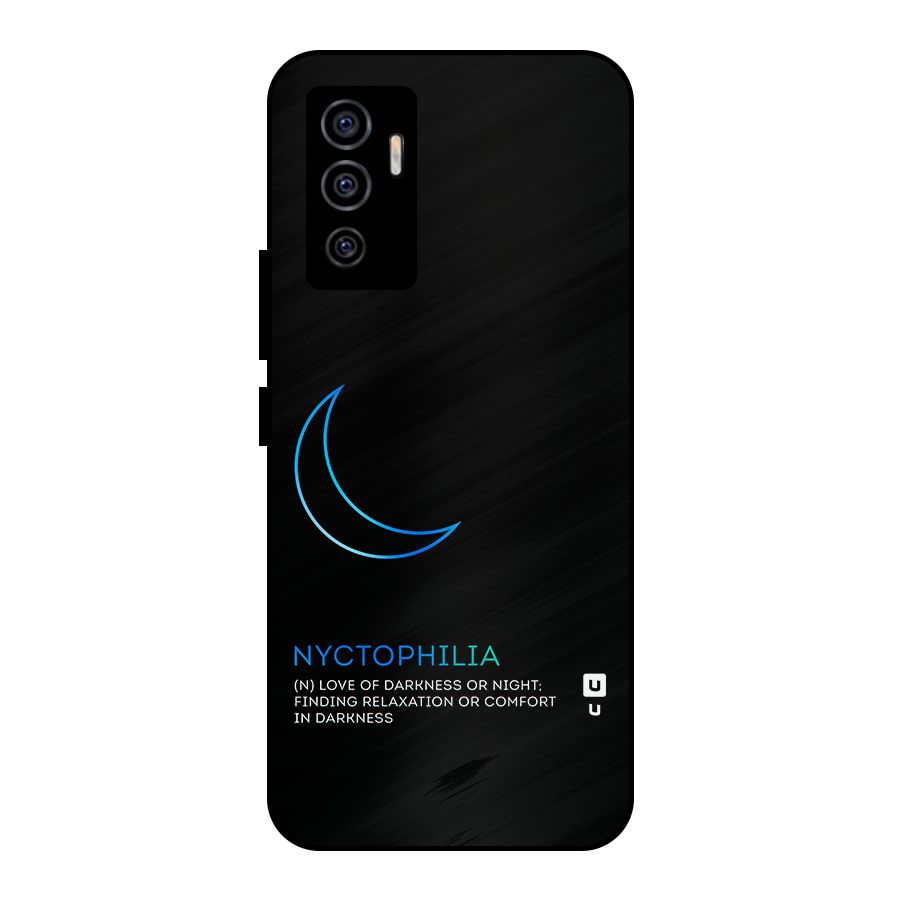 Nyctophilia Love of Darkness Metal Back Case for Vivo V23e