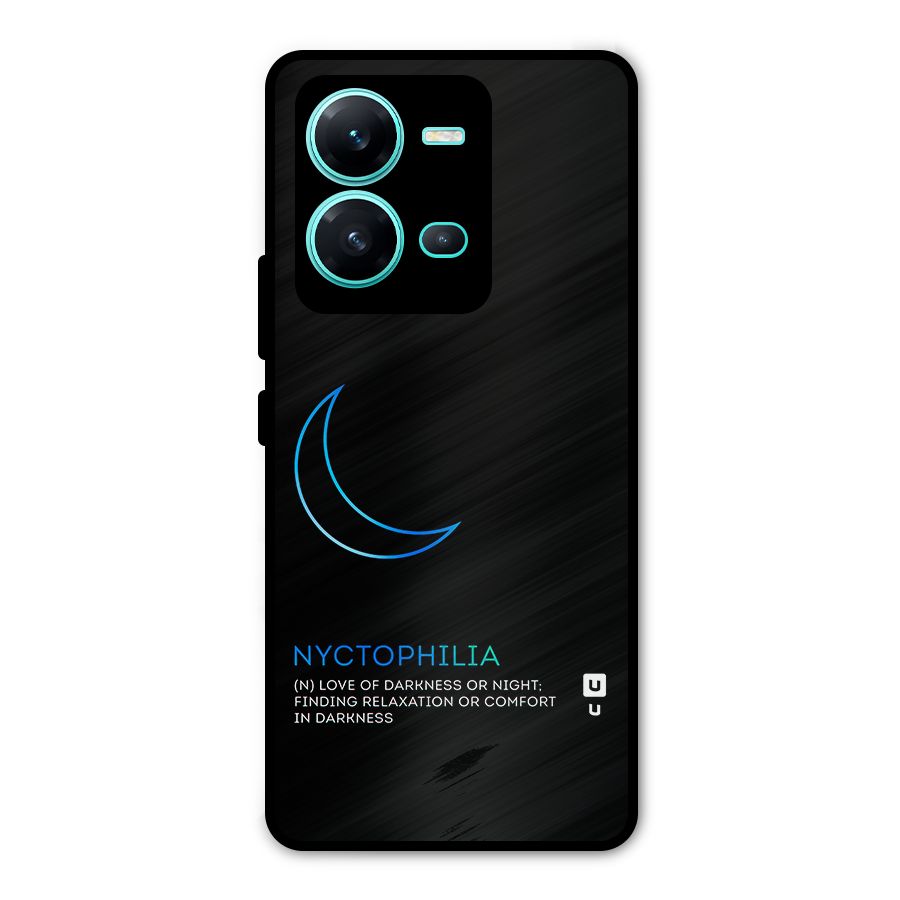 Nyctophilia Love of Darkness Metal Back Case for Vivo V25