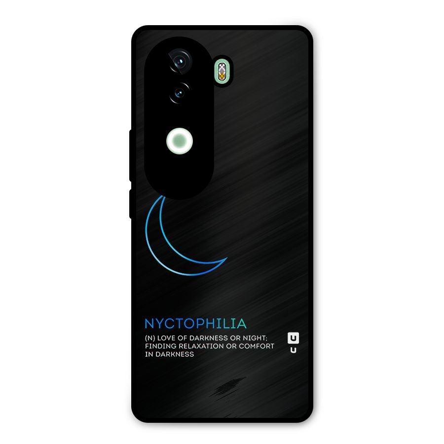 Nyctophilia Love of Darkness Metal Back Case for Vivo V40e