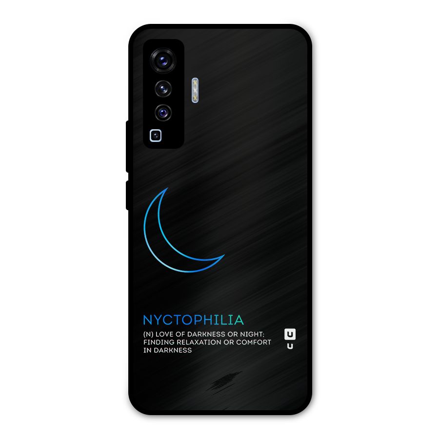 Nyctophilia Love of Darkness Metal Back Case for Vivo X50