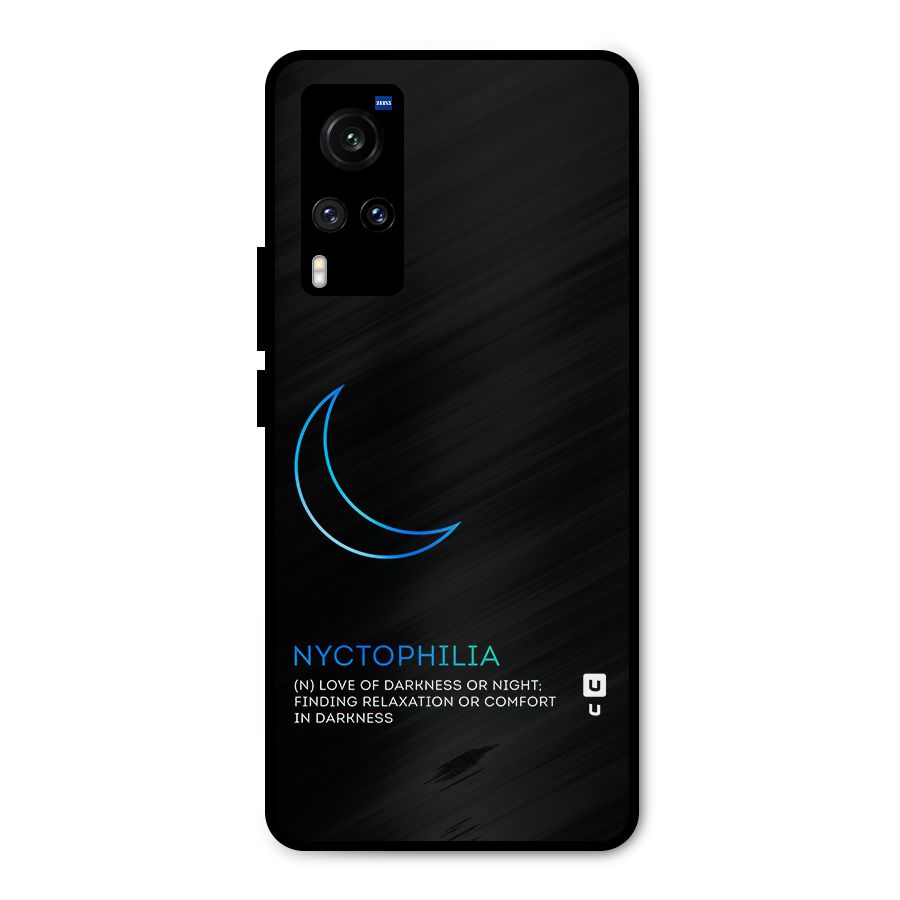 Nyctophilia Love of Darkness Metal Back Case for Vivo X60