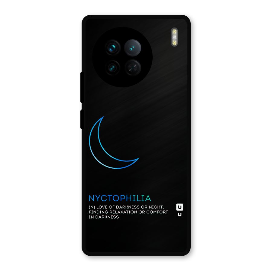 Nyctophilia Love of Darkness Metal Back Case for Vivo X90