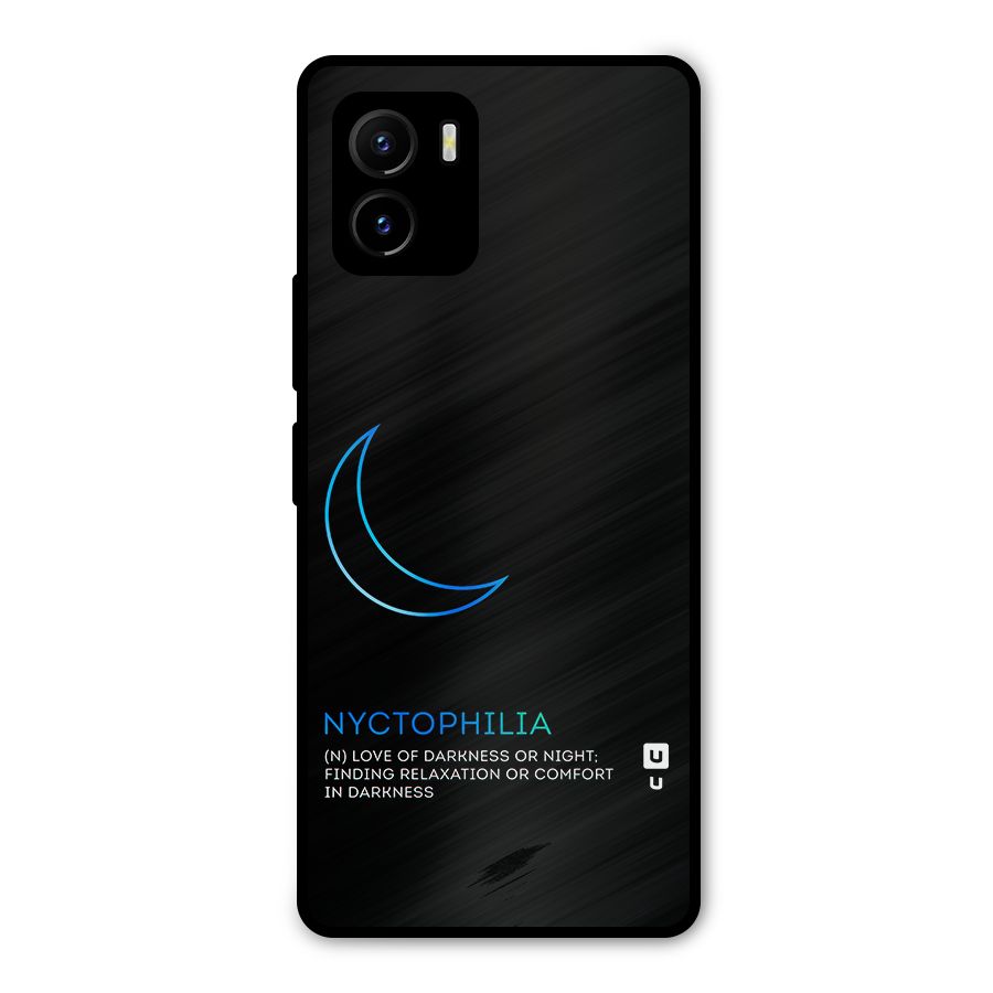 Nyctophilia Love of Darkness Metal Back Case for Vivo Y15s