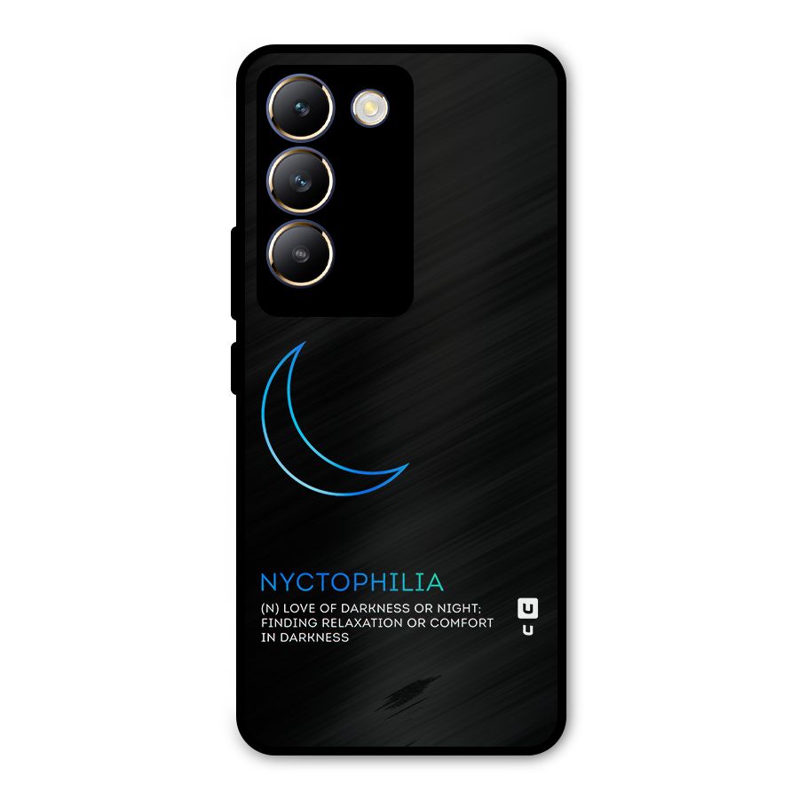 Nyctophilia Love of Darkness Metal Back Case for Vivo Y200e