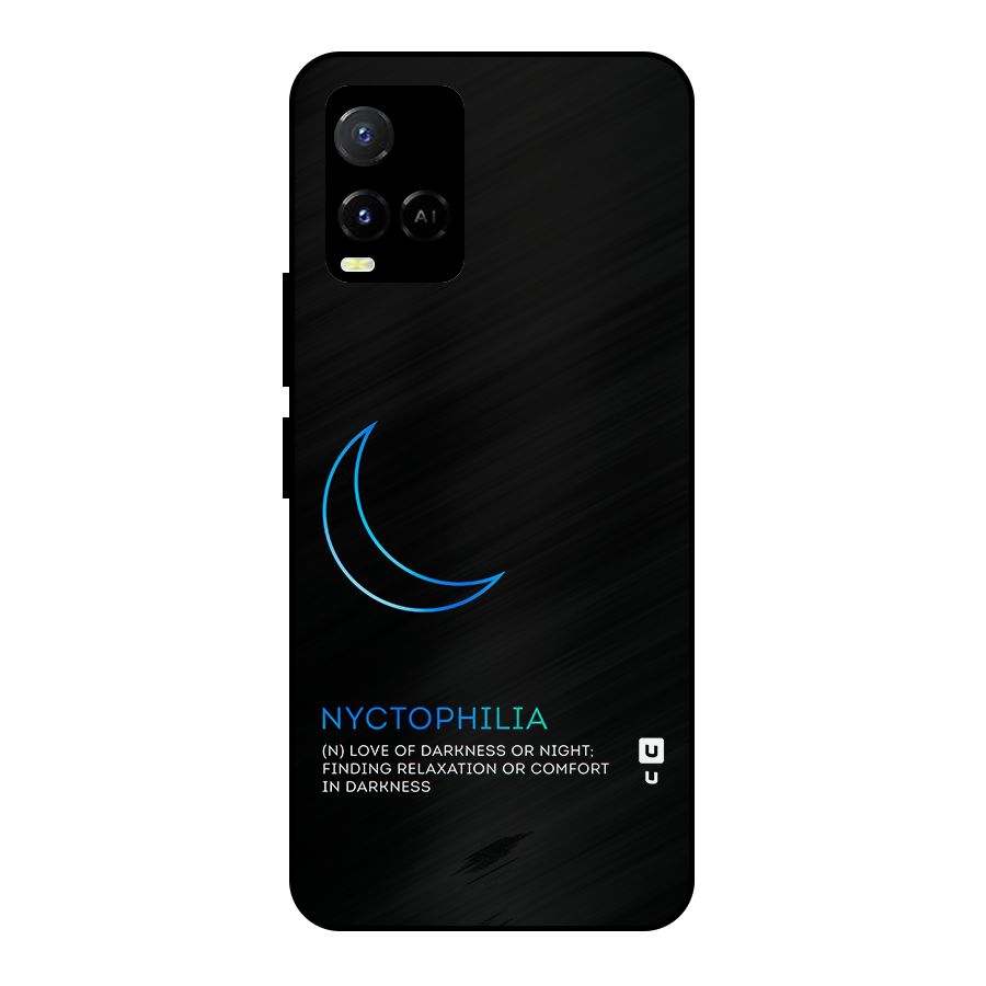 Nyctophilia Love of Darkness Metal Back Case for Vivo Y21G