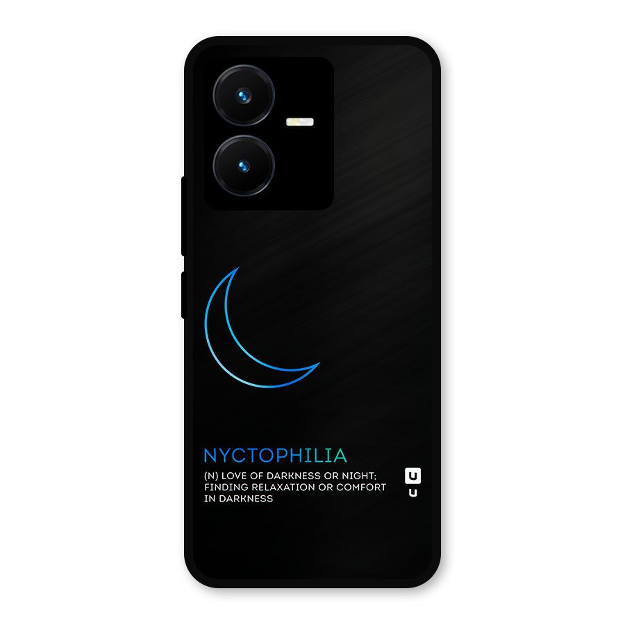 Nyctophilia Love of Darkness Metal Back Case for Vivo Y22