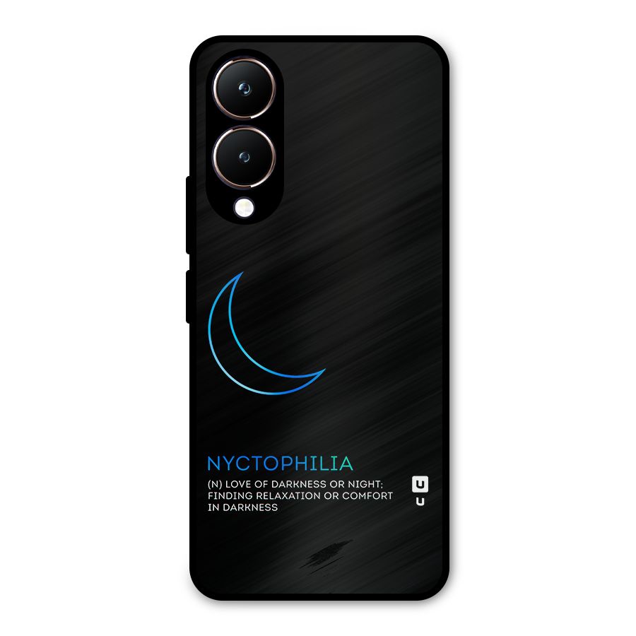 Nyctophilia Love of Darkness Metal Back Case for Vivo Y28