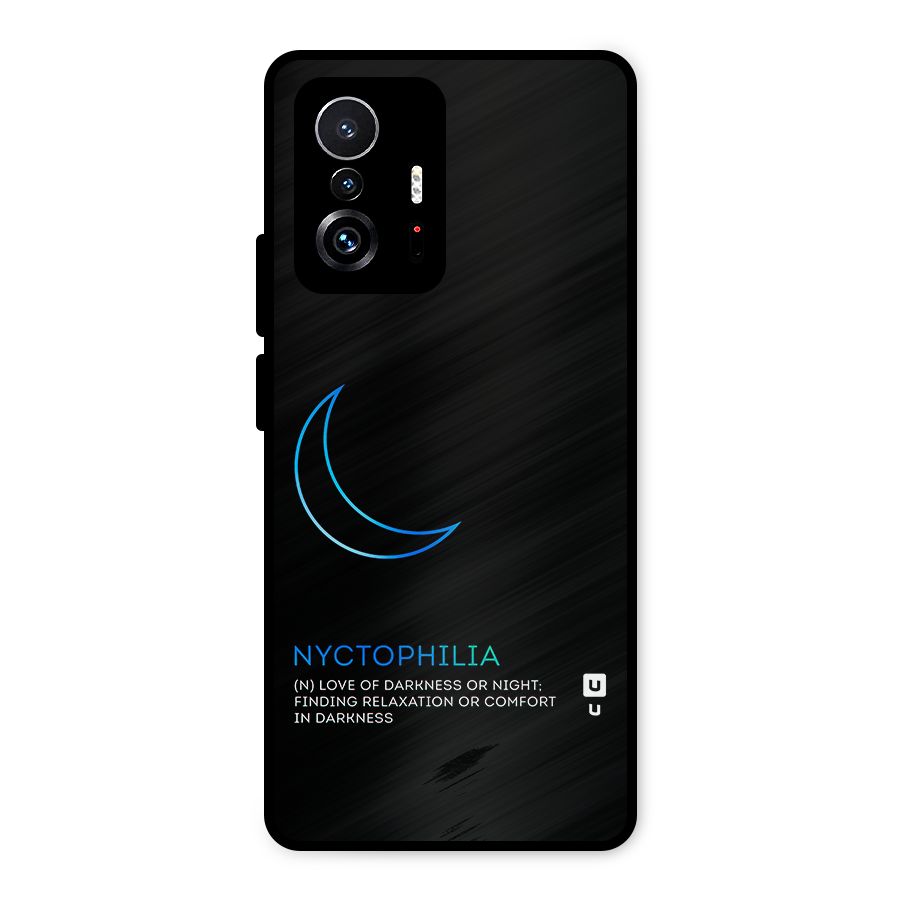 Nyctophilia Love of Darkness Metal Back Case for Xiaomi 11T Pro
