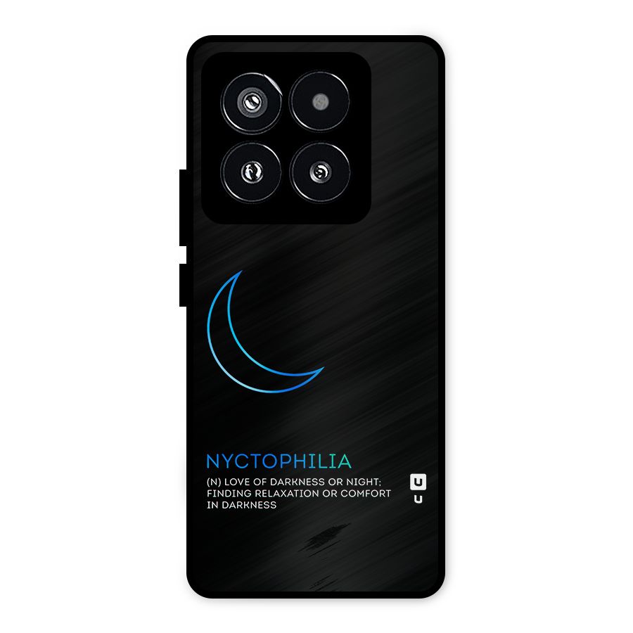 Nyctophilia Love of Darkness Metal Back Case for Xiaomi 14 Pro
