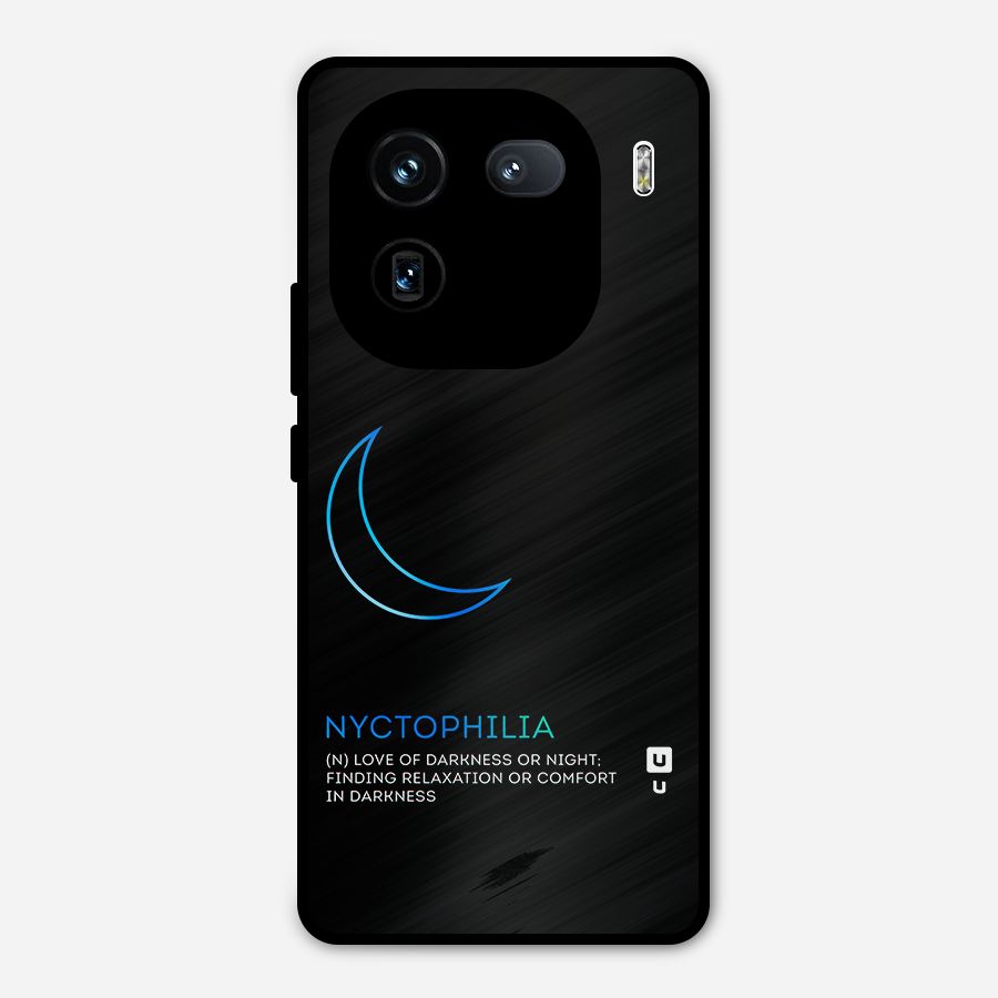 Nyctophilia Love of Darkness Metal Back Case for iQOO 12