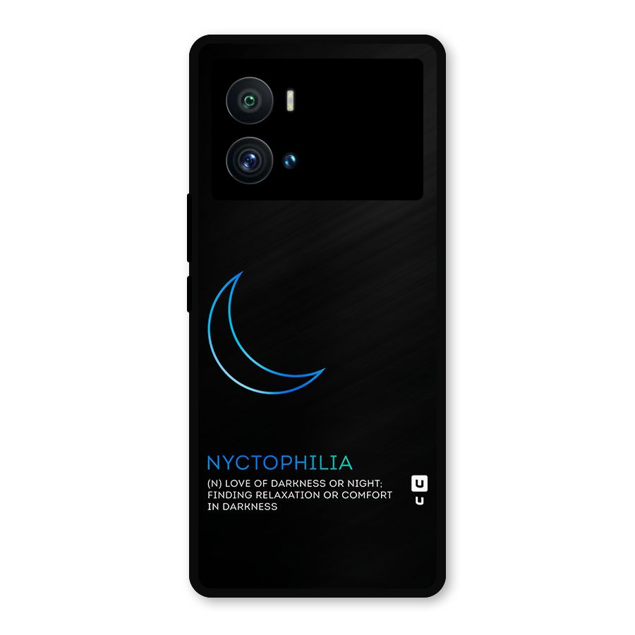 Nyctophilia Love of Darkness Metal Back Case for iQOO 9 Pro