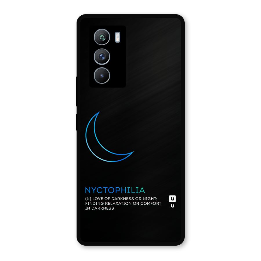 Nyctophilia Love of Darkness Metal Back Case for iQOO 9 SE