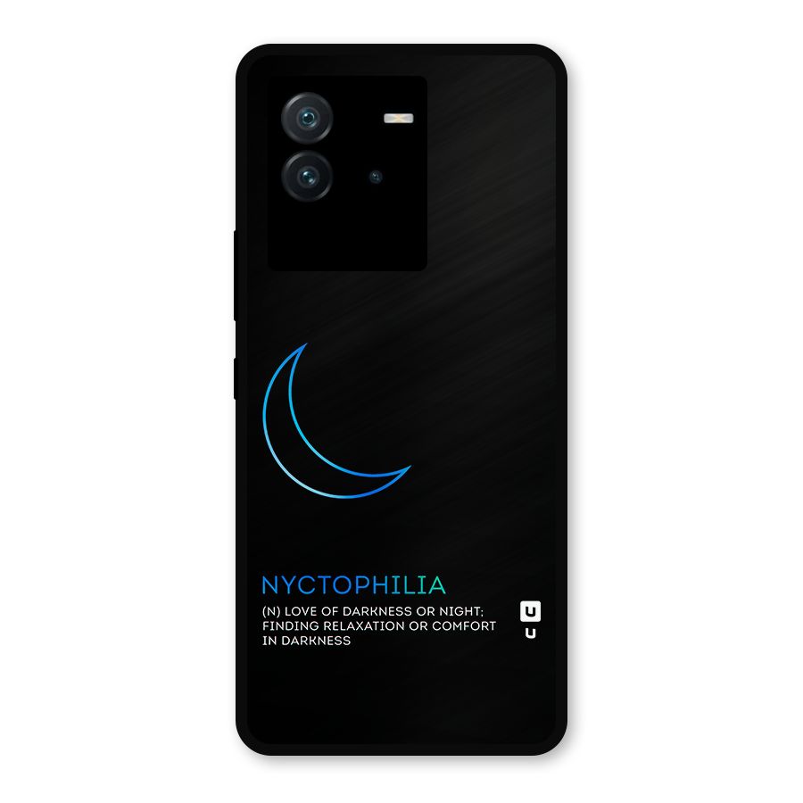 Nyctophilia Love of Darkness Metal Back Case for iQOO Neo 6 5G