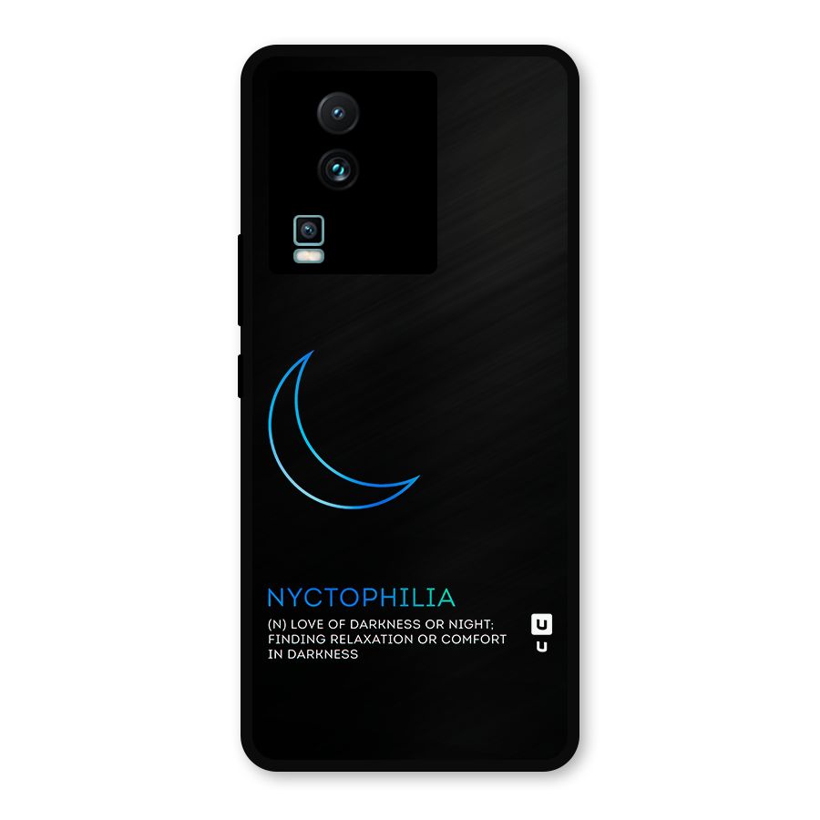 Nyctophilia Love of Darkness Metal Back Case for iQOO Neo 7