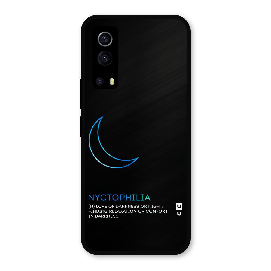 Nyctophilia Love of Darkness Metal Back Case for iQOO Z3