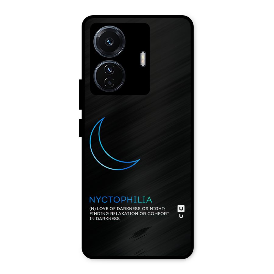 Nyctophilia Love of Darkness Metal Back Case for iQOO Z6