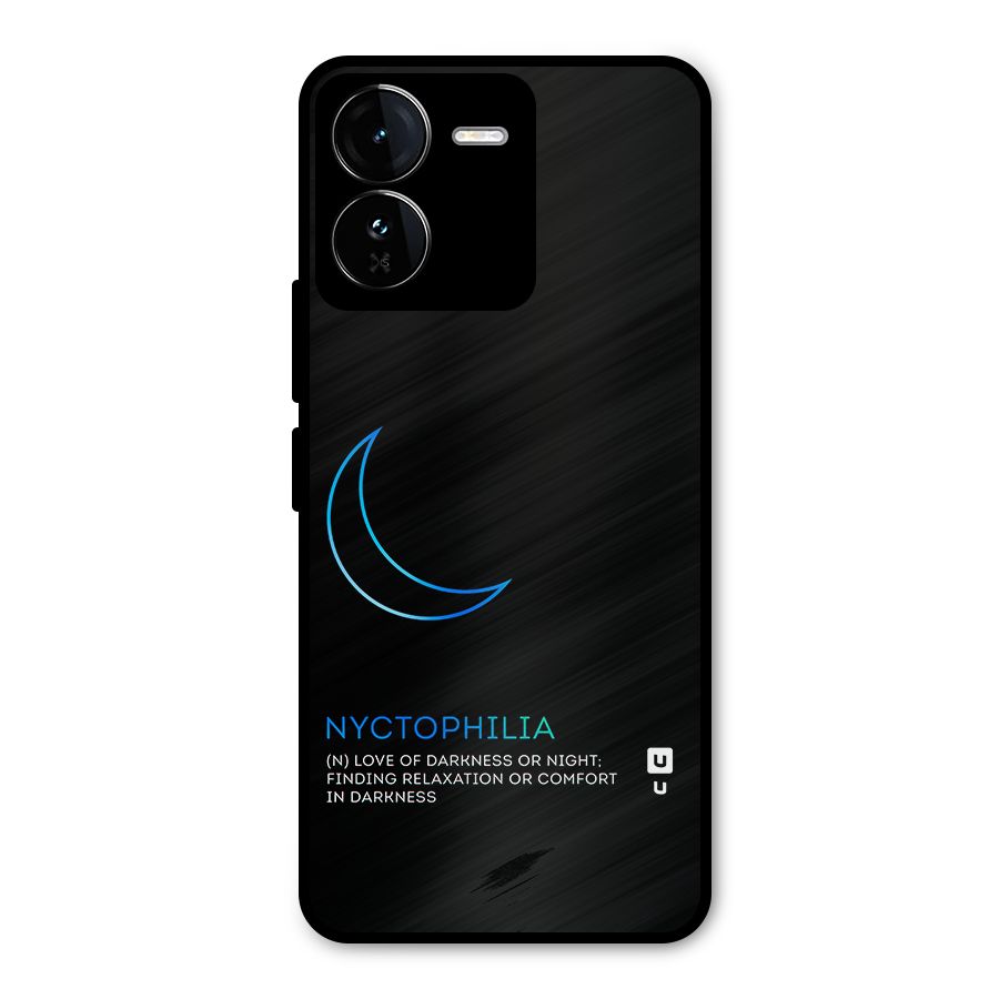 Nyctophilia Love of Darkness Metal Back Case for iQOO Z9