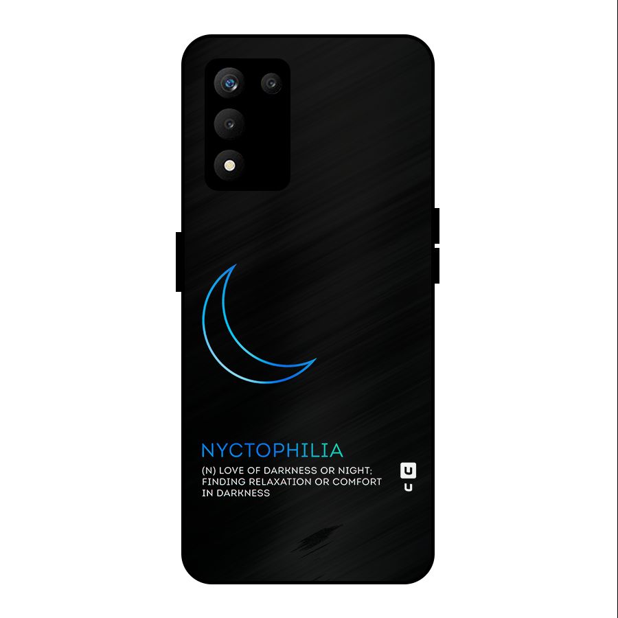 Nyctophilia Love of Darkness Metal Back Case for realme 9 5G SE