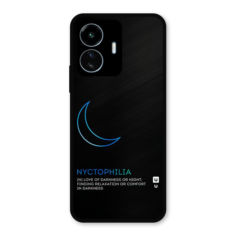 Nyctophilia Love of Darkness Metal Back Case for vivo iQOO Z6 Lite 5G