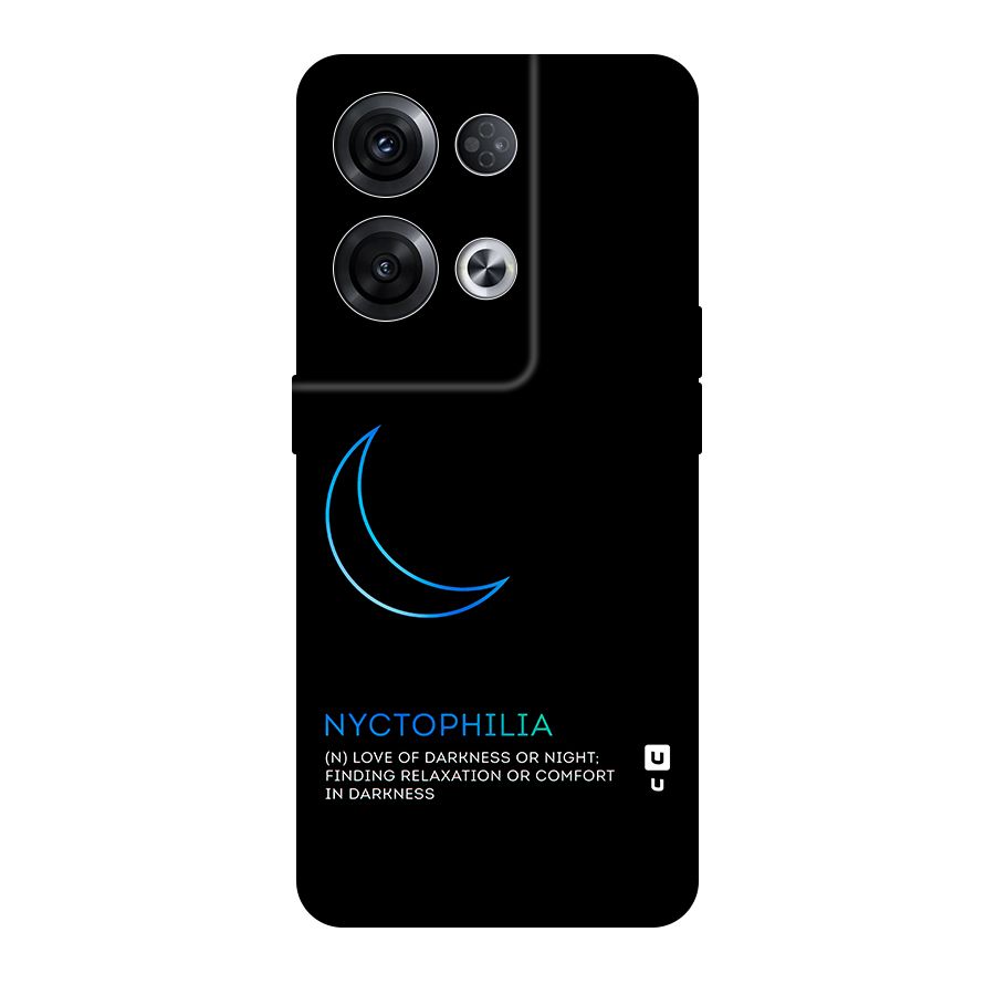 Nyctophilia Love of Darkness Original Polycarbonate Back Case for Oppo Reno8 Pro 5G