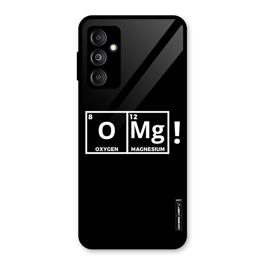 OMG Chemistry Pun Glass Back Case for Galaxy M14 5G